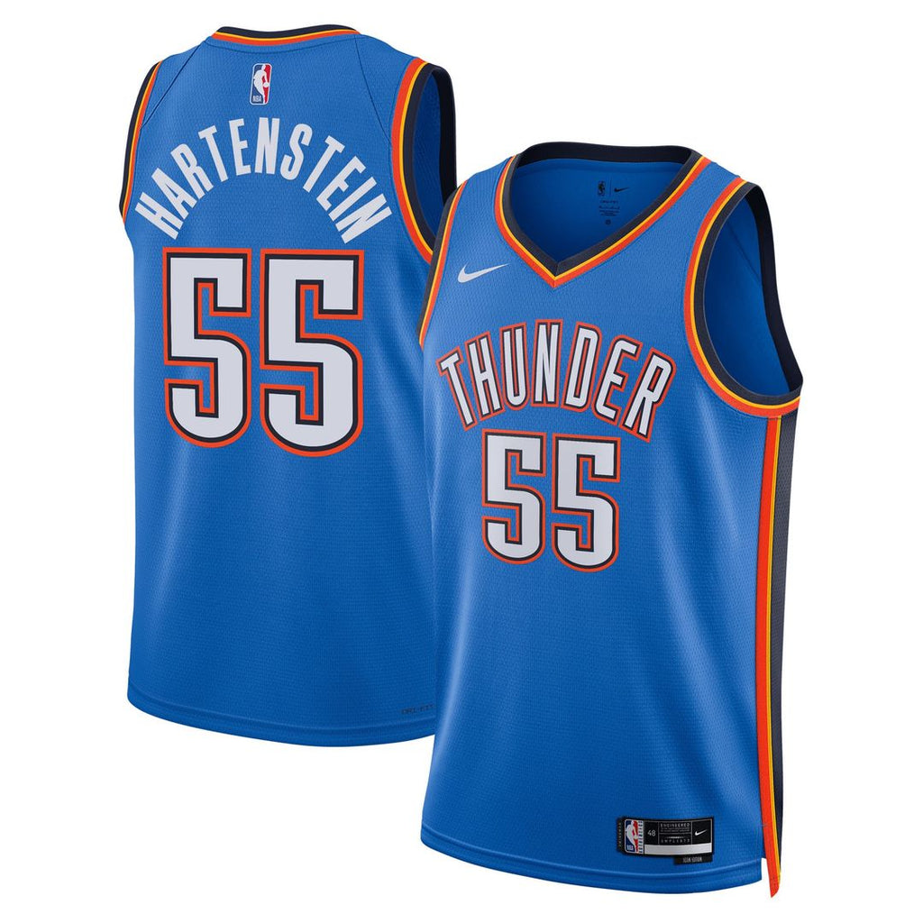 Oklahoma City Thunder Isaiah Hartenstein Nike Unisex Swingman Player Jersey - Icon Edition - Blue