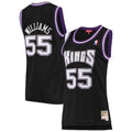 Sacramento Kings Jason Williams Mitchell & Ness Women's 2000/01 Hardwood Classics Swingman Jersey - Black
