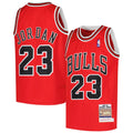 Chicago Bulls Michael Jordan Mitchell & Ness Youth Hardwood Classics 1997/98 Authentic Jersey - Red