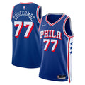 Philadelphia 76ers V. J. Edgecombe Nike Unisex 2025 NBA Draft First Round Pick Swingman Jersey - Icon Edition - Royal