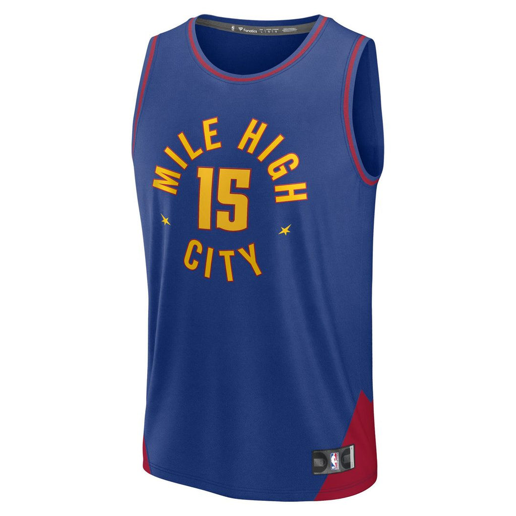 Denver Nuggets Nikola Jokic Fanatics Youth Fast Break Replica Player Jersey - Statement Edition - Blue
