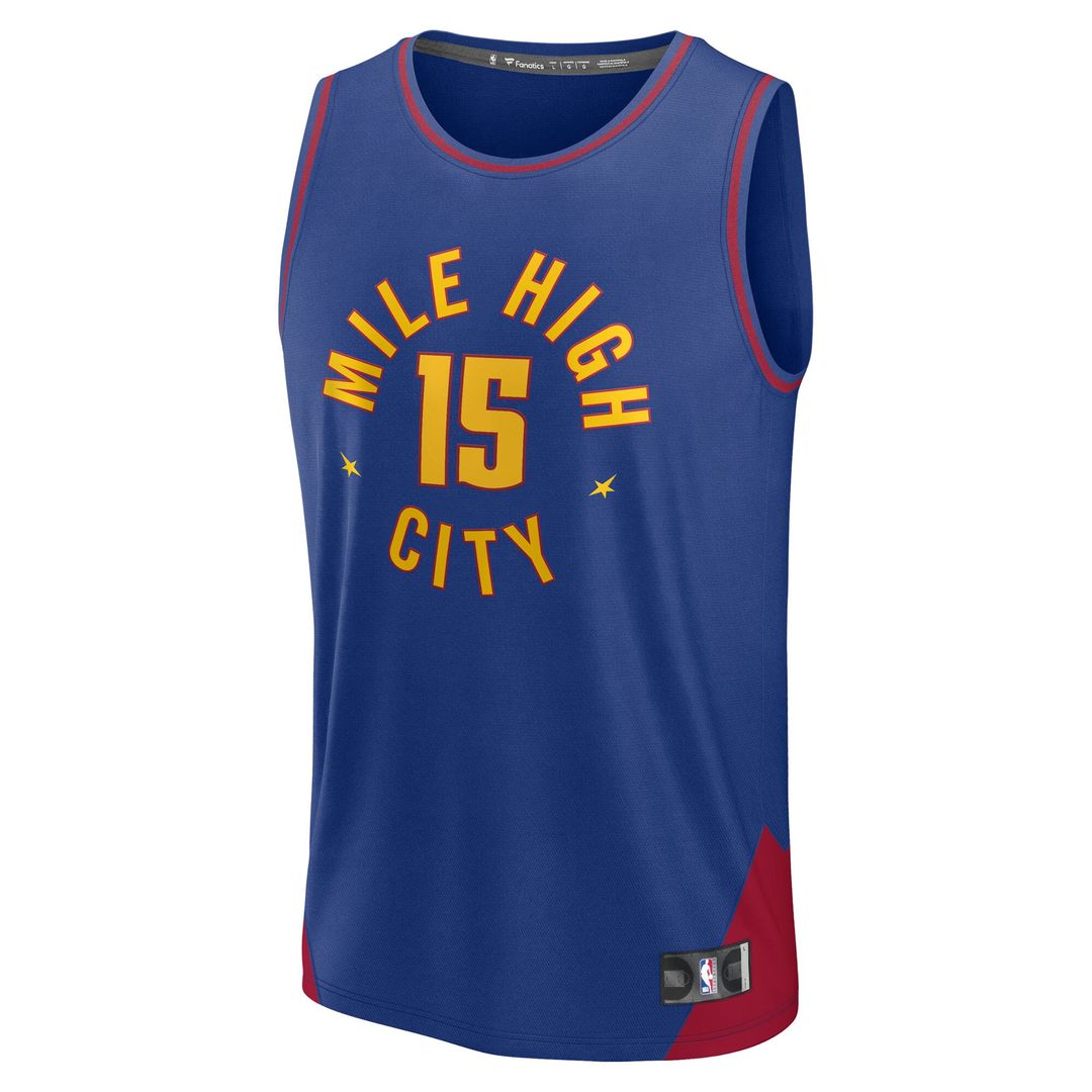 Denver Nuggets Nikola Jokic Fanatics Youth Fast Break Replica Player Jersey - Statement Edition - Blue