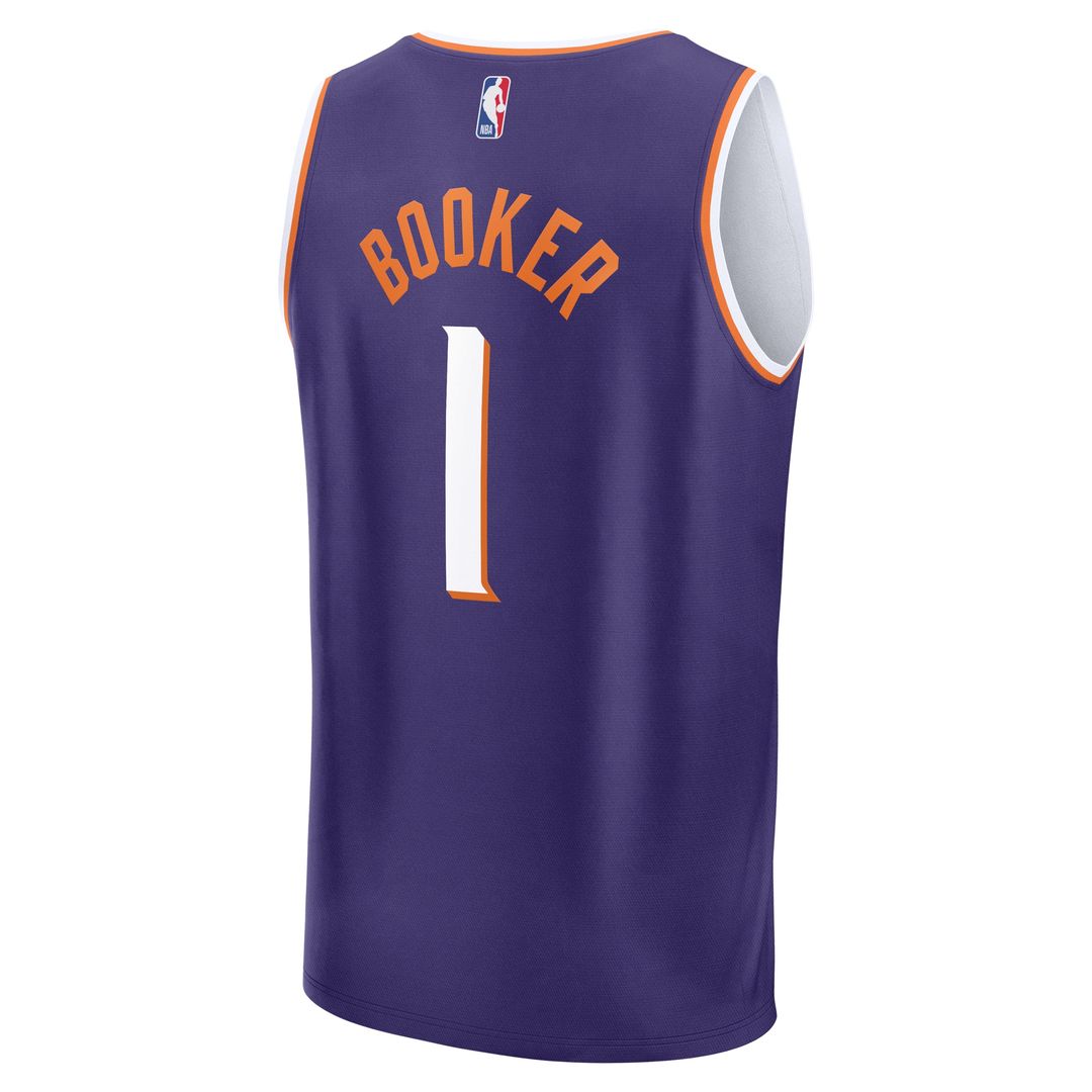 Phoenix Suns Devin Booker Fanatics Fast Break Replica Player Jersey - Icon Edition - Purple