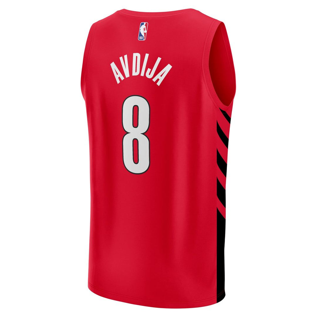 Portland Trail Blazers Deni Avdija Fanatics Fast Break Player Jersey - Statement Edition - Red