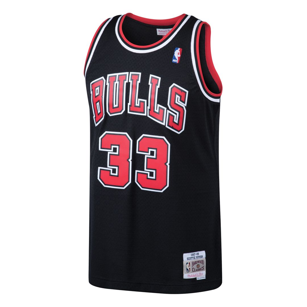 Chicago Bulls Scottie Pippen Mitchell & Ness 1997/98 Hardwood Classics Swingman Jersey - Black