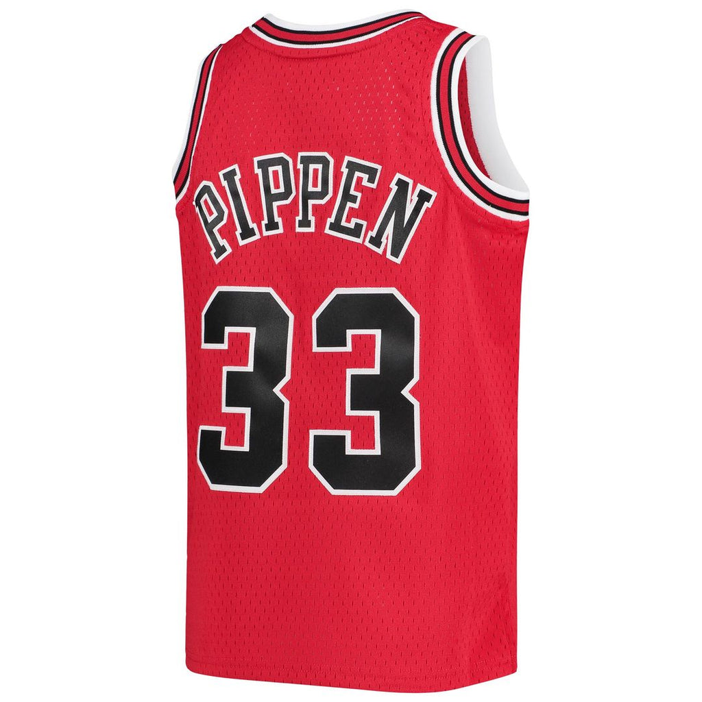 Chicago Bulls Scottie Pippen Mitchell & Ness Youth Hardwood Classics Swingman Throwback Jersey - Black