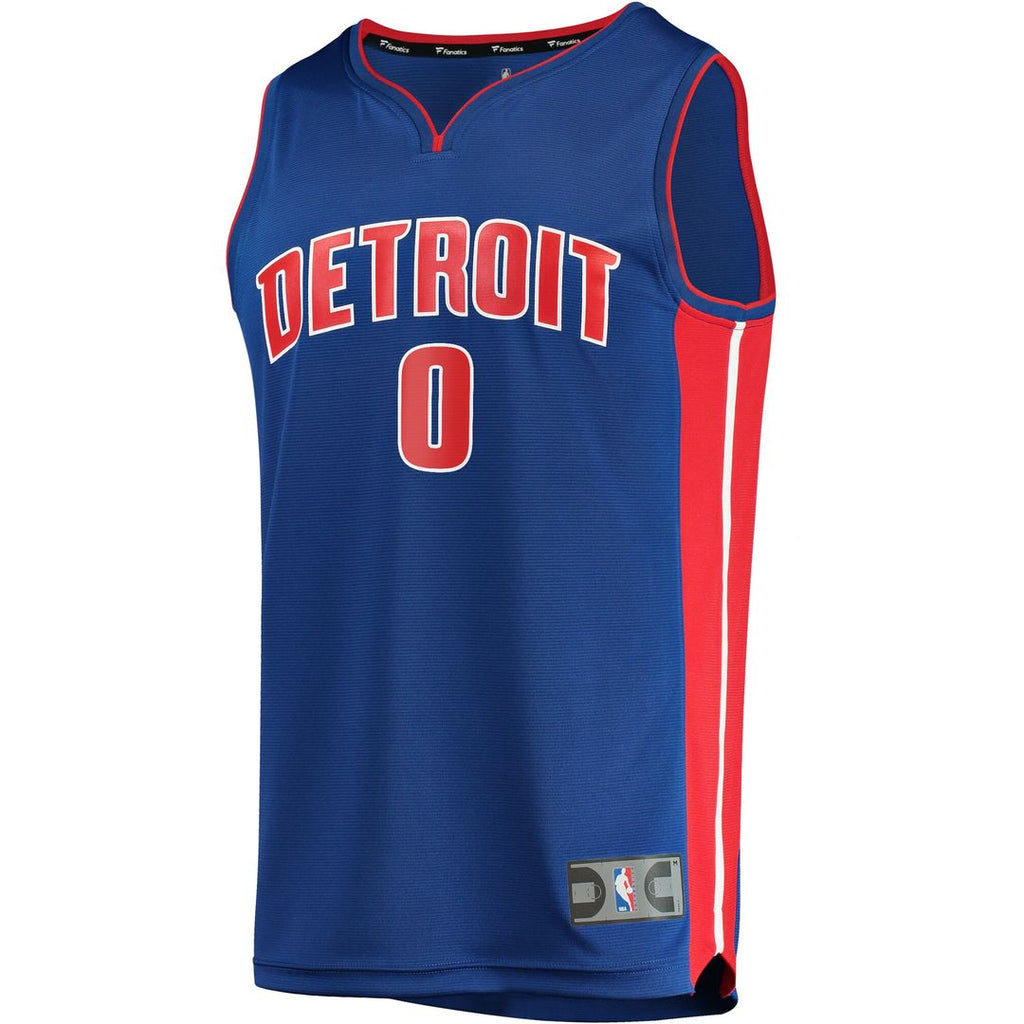 Detroit Pistons Jalen Duren Fanatics Fast Break Replica Jersey - Icon Edition - Blue