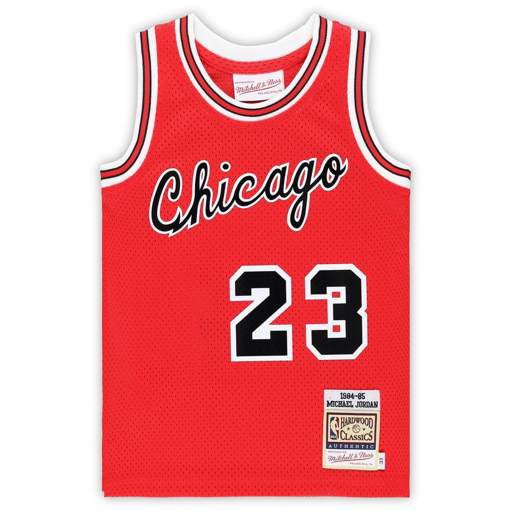 Chicago Bulls Michael Jordan Mitchell & Ness Toddler Hardwood Classics 1984/85 Authentic Swingman Jersey - Red