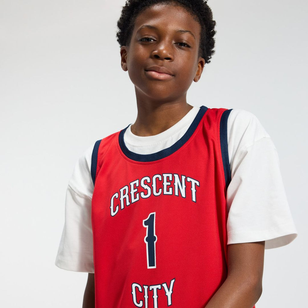 New Orleans Pelicans Zion Williamson Fanatics Youth Fast Break Player Jersey - Statement Edition - Red