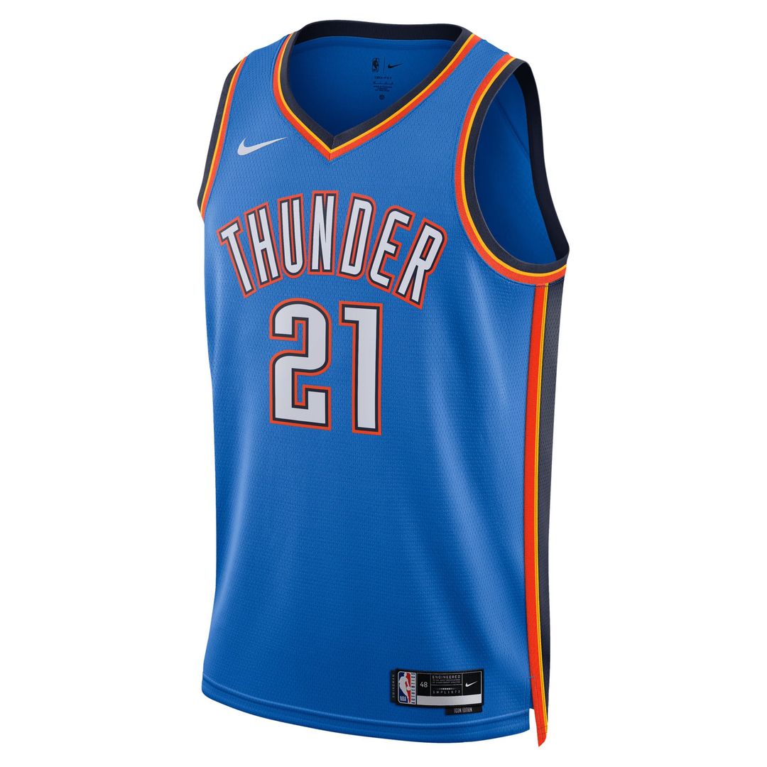 Oklahoma City Thunder Aaron Wiggins Nike Unisex Swingman Jersey - Icon Edition - Blue