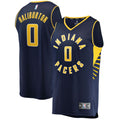 Indiana Pacers Tyrese Haliburton Fanatics Youth 2021/22 Fast Break Replica Jersey - Icon Edition - Navy