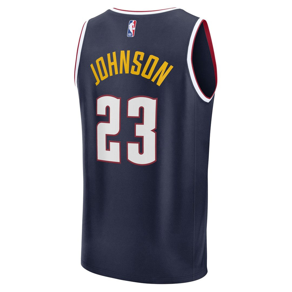 Denver Nuggets Cameron Johnson Fanatics Fast Break Replica Jersey - Navy - Icon Edition