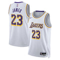 Los Angeles Lakers LeBron James Nike Unisex Swingman Jersey - Association Edition - White