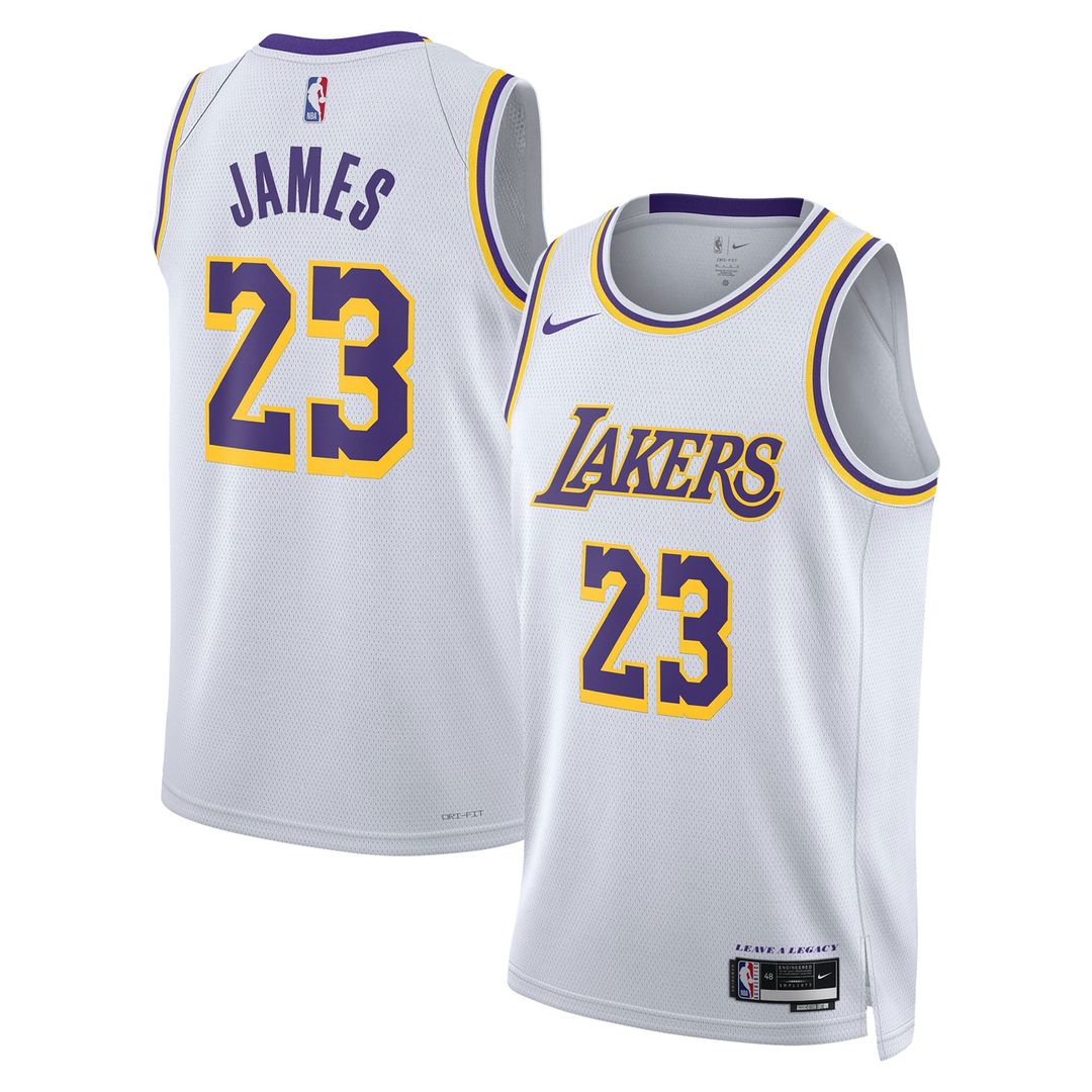 Los Angeles Lakers LeBron James Nike Unisex Swingman Jersey - Icon Edition - Gold