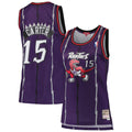 Toronto Raptors Vince Carter Mitchell & Ness Women's 1998/99 Hardwood Classics Swingman Jersey - Purple
