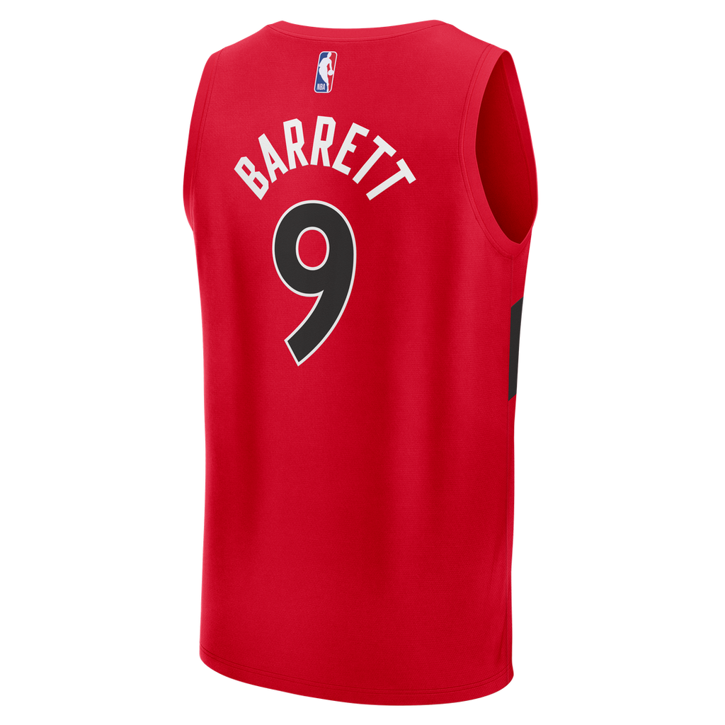 Toronto Raptors RJ Barrett Fanatics Fast Break Jersey - Red - Icon Edition
