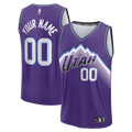 Utah Jazz Fanatics Fast Break Replica Custom Jersey - Purple - Icon Edition