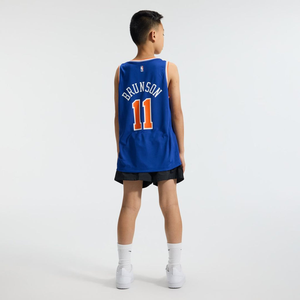 New York Knicks Jalen Brunson Fanatics Youth Fast Break Replica Player Jersey - Icon Edition - Blue
