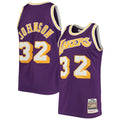 Los Angeles Lakers Magic Johnson Mitchell & Ness 1984/85 Hardwood Classics Authentic Jersey - Purple