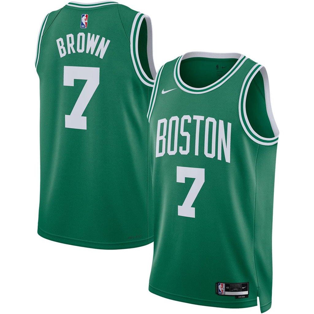 Boston Celtics Jaylen Brown Nike Unisex Swingman Jersey - Icon Edition - Kelly Green