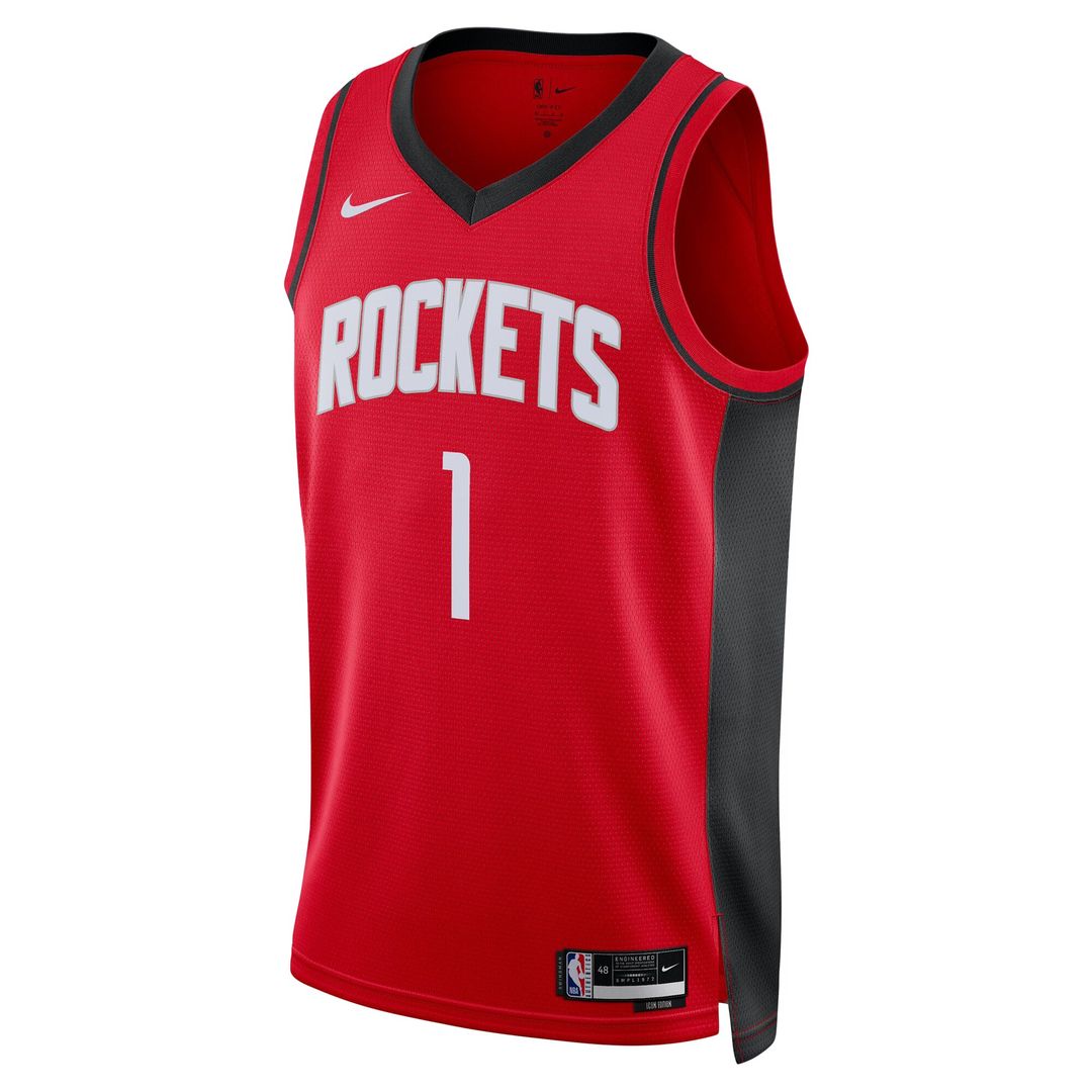 Houston Rockets Amen Thompson Nike Unisex Swingman Player Jersey - Icon Edition - Red