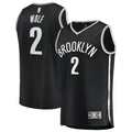 Brooklyn Nets Daniel Wolf Fanatics Fast Break Replica Jersey - Black - Icon Edition
