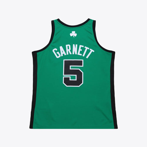 Boston Celtics Kevin Garnett Mitchell & Ness 2007 - 08 Hardwood Classics Authentic Jersey - Kelly Green