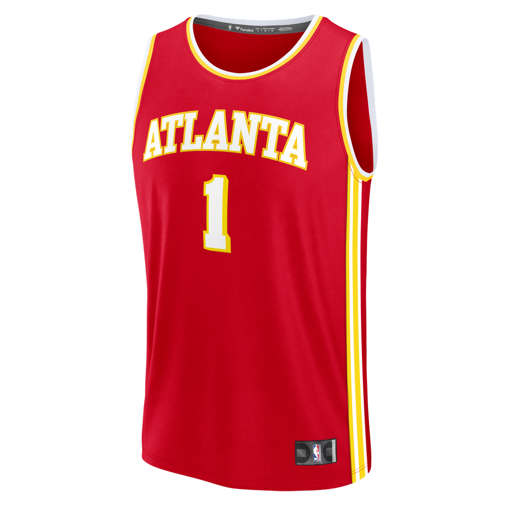 Atlanta Hawks Jalen Johnson Fanatics Youth Fast Break Jersey - Icon Edition - Red