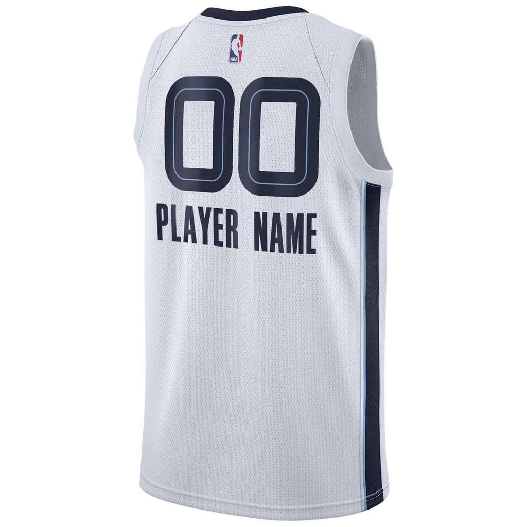 Memphis Grizzlies Nike 2020/21 Swingman Custom Jersey - Association Edition - White