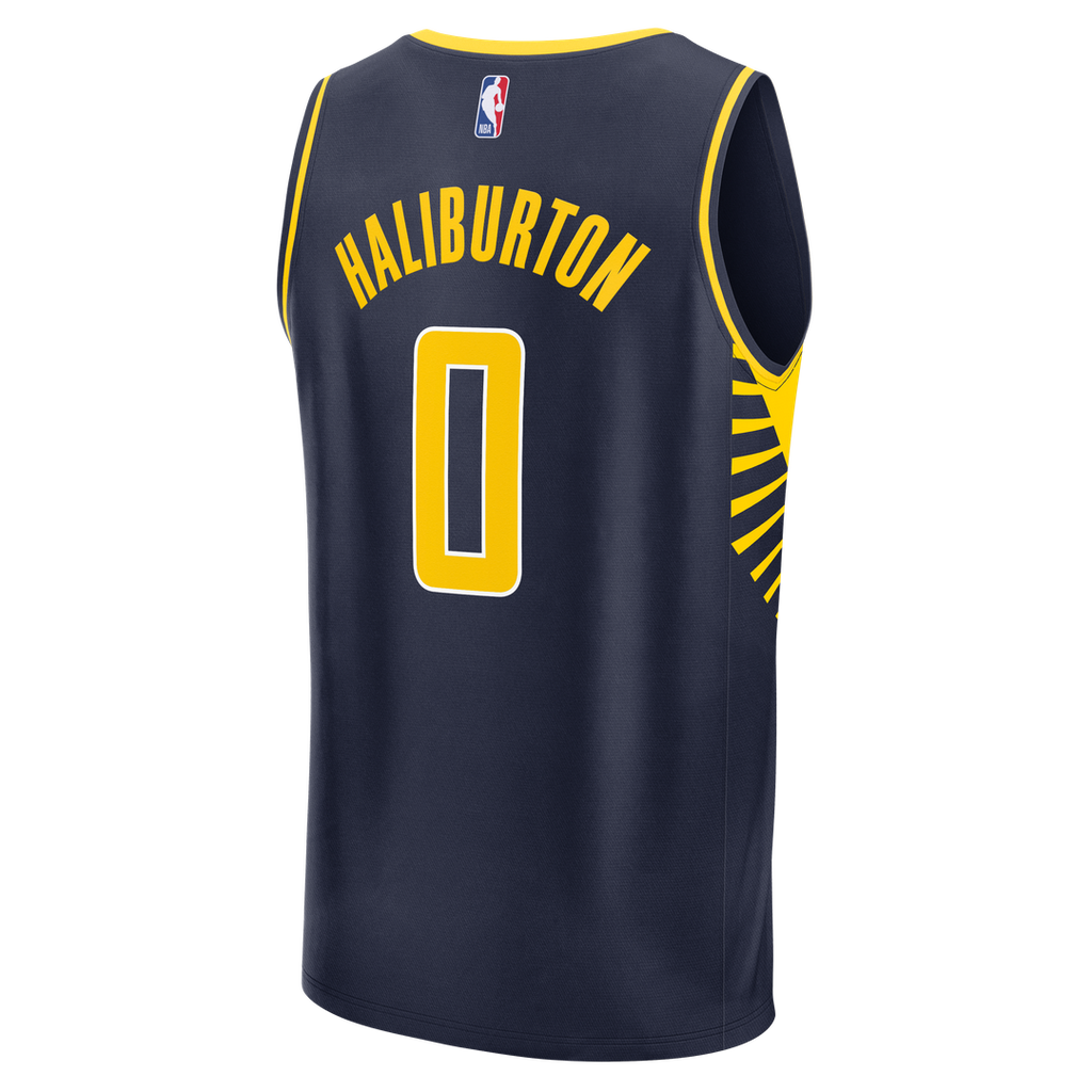 Indiana Pacers Tyrese Haliburton Fanatics Youth Fast Break Replica Player Jersey - Navy