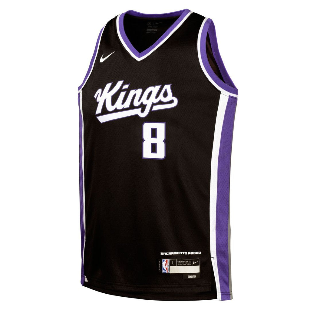 Sacramento Kings Zach LaVine Nike Youth Swingman Jersey - Icon Edition - Black