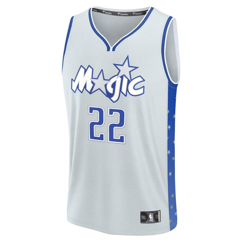 Orlando Magic Franz Wagner Fanatics 2025/26 City Edition Fast Break Jersey - Silver