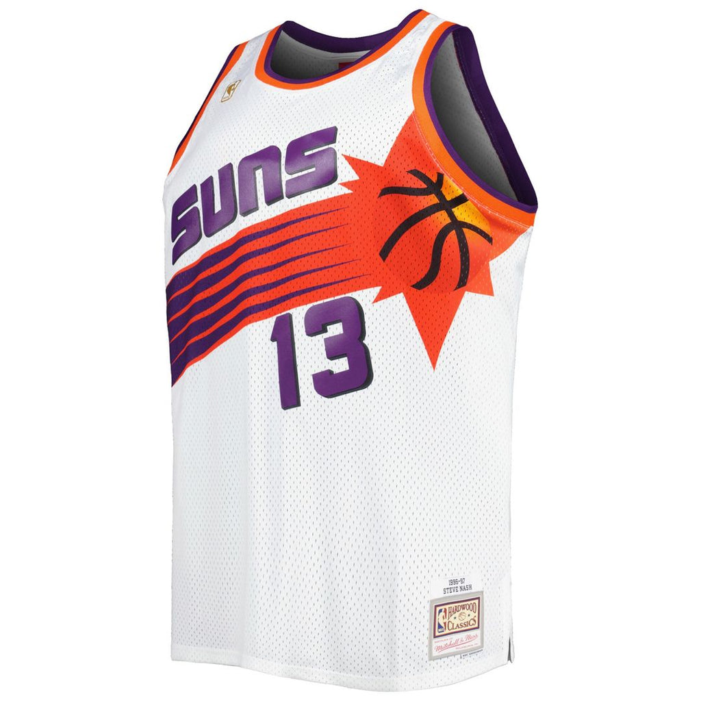Phoenix Suns Steve Nash Mitchell & Ness 1996/97 Big & Tall Hardwood Classics Swingman Jersey - Black