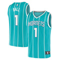 Charlotte Hornets LaMelo Ball Fanatics Fast Break Replica Jersey - Icon Edition - Teal