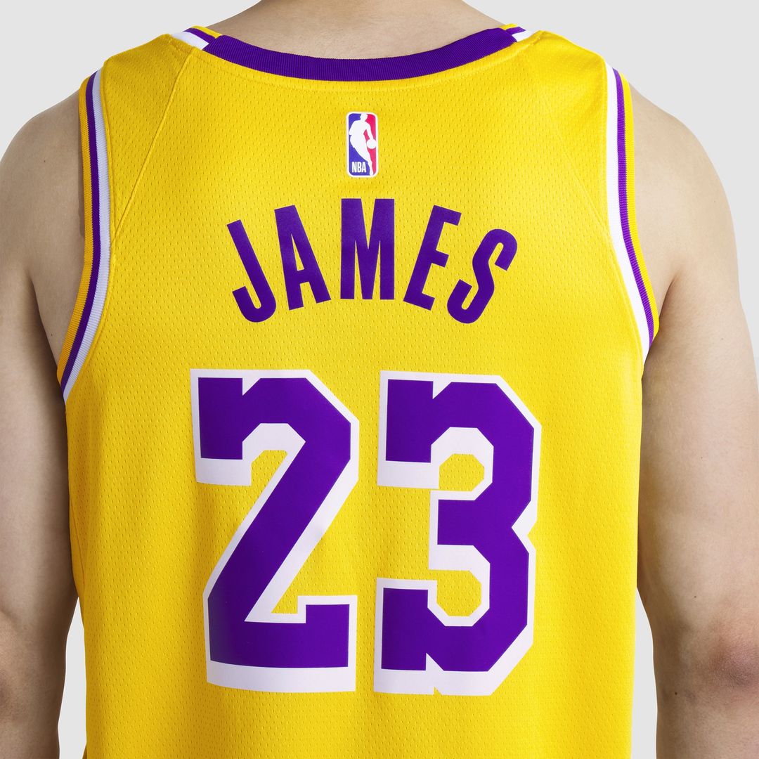 Los Angeles Lakers LeBron James Nike Unisex Swingman Jersey - Icon Edition - Gold