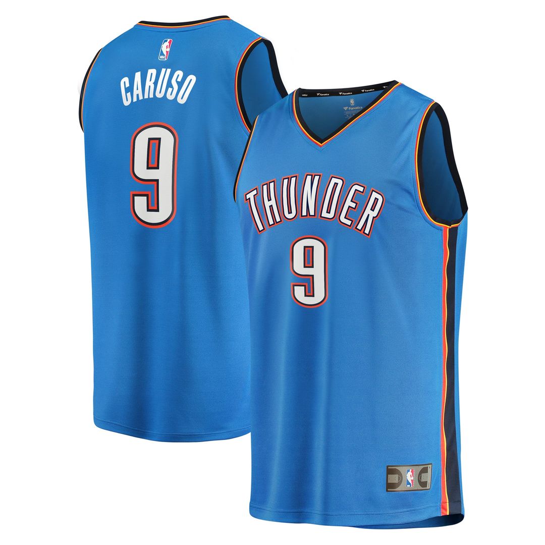 Oklahoma City Thunder Alex Caruso Fanatics Youth Fast Break Replica Player Jersey - Icon Edition - Blue