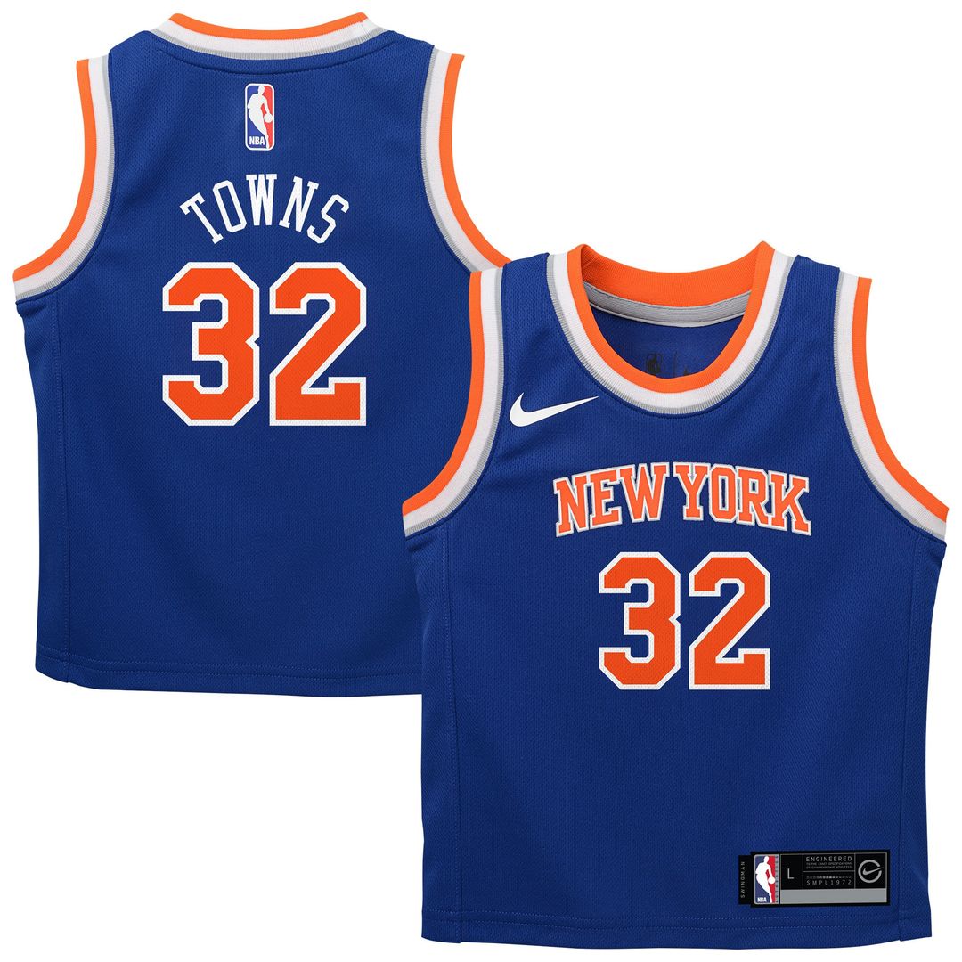 New York Knicks Karl - Anthony Towns Nike Infant Replica Swingman Jersey - Icon Edition - Blue