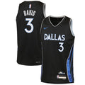 Dallas Mavericks Anthony Davis Nike Youth 2025/26 City Edition Swingman Jersey - Black