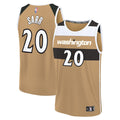 Washington Wizards Alex Sarr Fanatics 2025/26 City Edition Fast Break Jersey - Gold