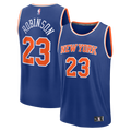 New York Knicks Mitchell Robinson Fanatics Youth Fast Break Replica Jersey - Blue - Icon Edition