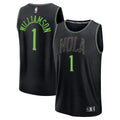 New Orleans Pelicans Zion Williamson Fanatics 2025/26 City Edition Fast Break Jersey - Black