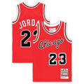 Chicago Bulls Michael Jordan Mitchell & Ness Preschool Hardwood Classics 1984/85 Authentic Swingman Jersey - Red