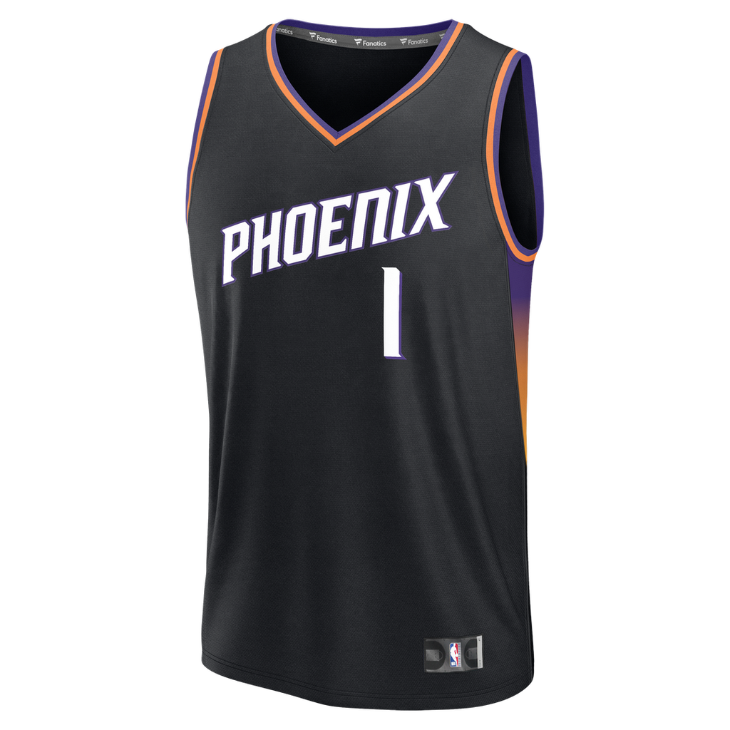 Phoenix Suns Devin Booker Fanatics Youth Fast Break Jersey - Statement Edition - Black