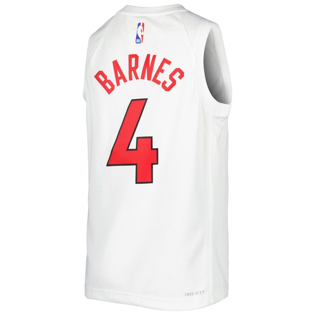 Toronto Raptors Scottie Barnes Nike Youth Swingman Jersey - Association Edition - White