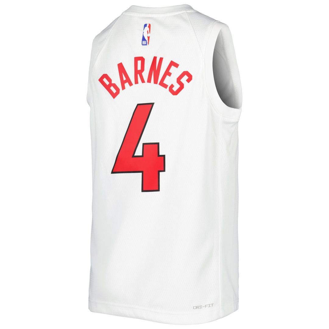 Toronto Raptors Scottie Barnes Nike Youth Swingman Jersey - Association Edition - White