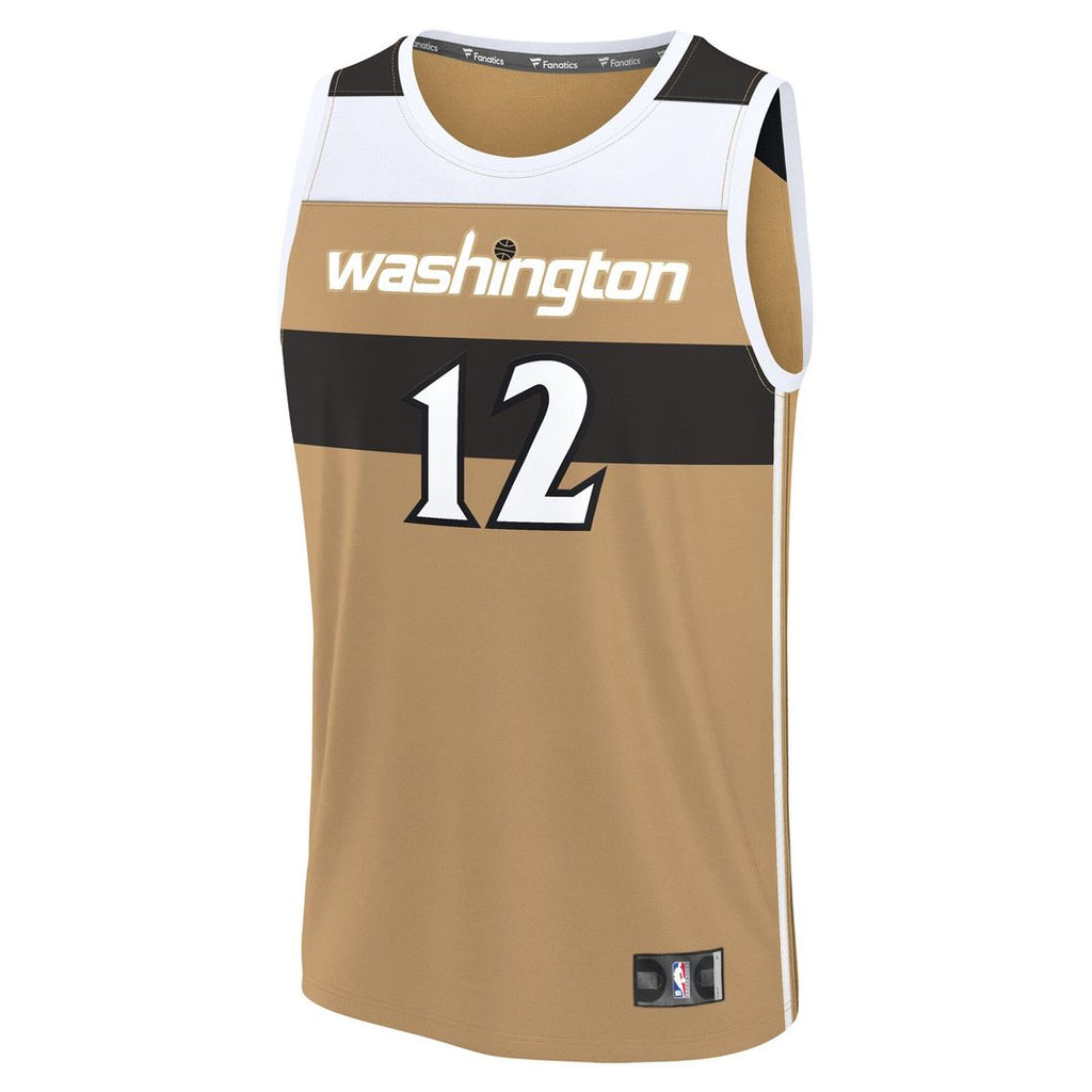 Washington Wizards Tre Johnson III Fanatics Youth Fast Break Jersey - City Edition - Gold
