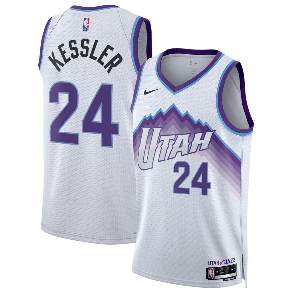 Utah Jazz Walker Kessler Nike Unisex Swingman Jersey - Association Edition - White