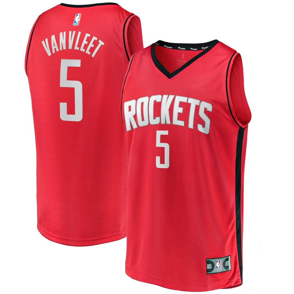 Houston Rockets Fred VanVleet Fanatics Youth Fast Break Replica Player Jersey - Icon Edition - Red