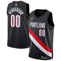 Portland Trail Blazers Scoot Henderson Nike Unisex Swingman Jersey - Icon Edition - Black
