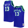 Dallas Mavericks Steve Nash Mitchell & Ness Big & Tall Hardwood Classics 1998/99 Swingman Jersey - Blue